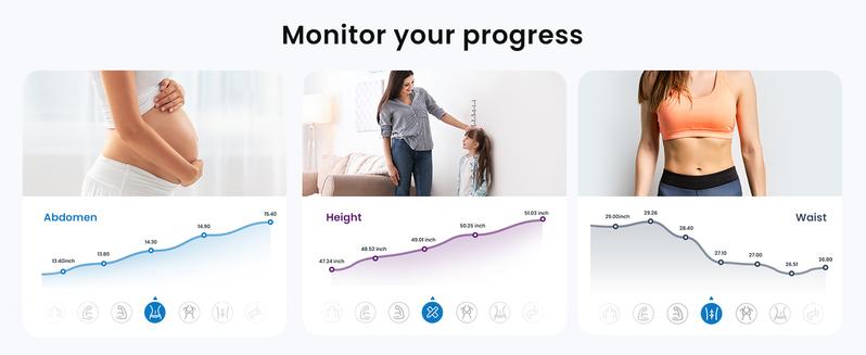 [Livestream Exclusive] RENPHO Smart Tape Measure with Large Display Gym Gifts