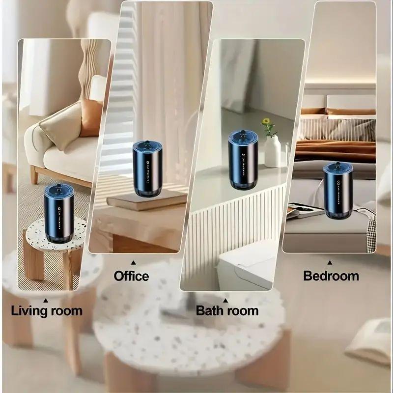 Car Fragrance Smart Aromatherapy Diffuser with USB Charging Starry Sky Effect 3 Modes 1.69 oz Essential Oil Included