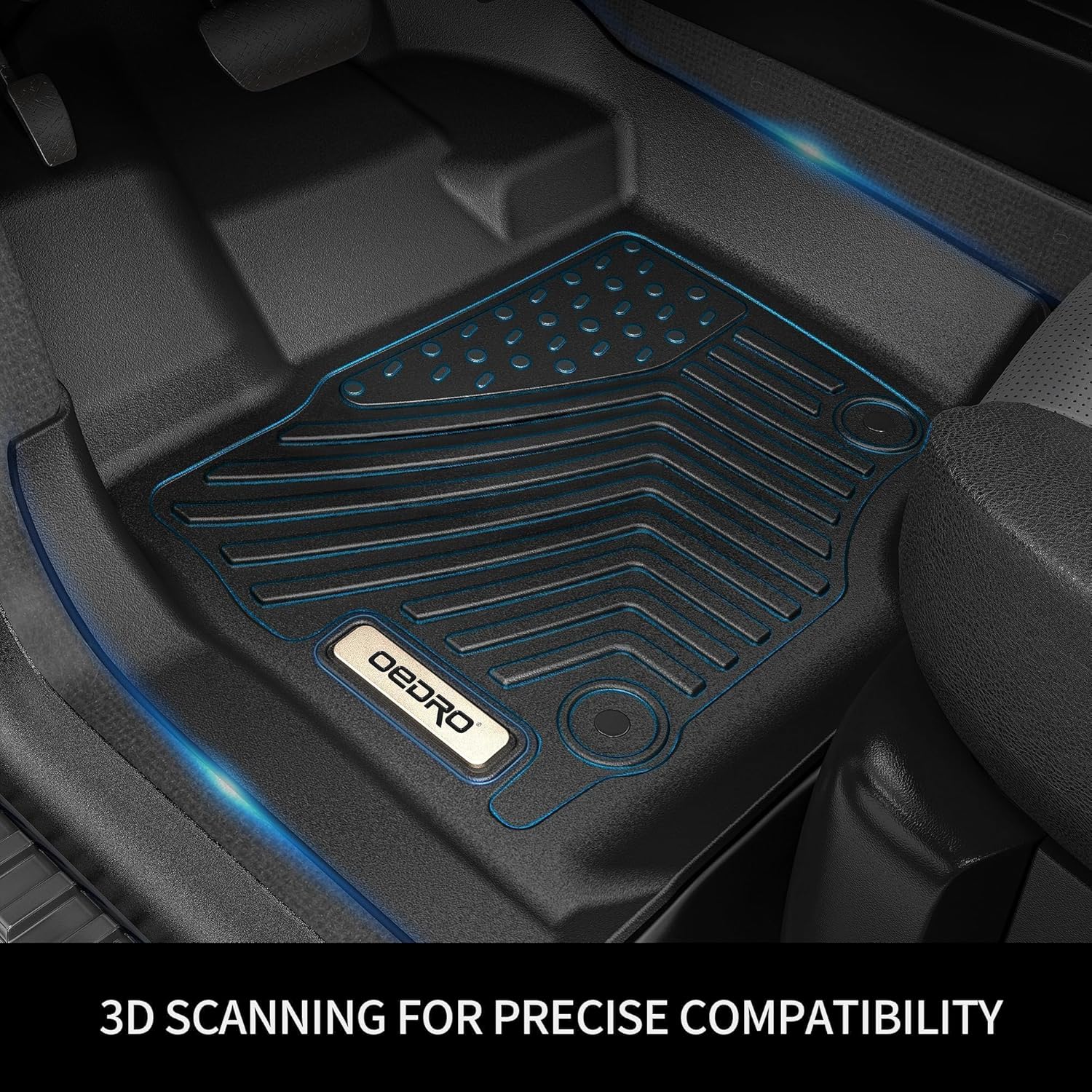 YITAMOTOR Floor Mats Fit for 2011-2017 Honda Odyssey, 3 Row Liners Set Black, All-Weather Includes Car Floor Liners 1st and 2nd 3rd Row Full Set Autos