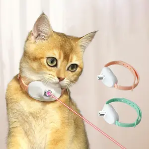 Smart Laser Cat Collar - Free Your Hands Self-EntertainmentGadget for Cats - Cat Toys for Self-Entertainment andEntertainment Stick - Ideal for Indoor Cats