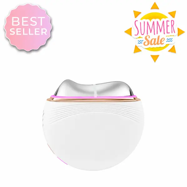 Riki Sculptress Electric Gua Sha Facial Tools - 6 in 1 Hot & Cold Face Sculpting Tool - & Vibration & Red/Blue/Purple LED Massager for Better Lymphatic Drainage Anti-Aging & Wrinkles, Puffiness, Double Chin, Jowls and Saggy Skin