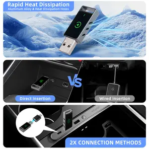 Wireless & Auto Adapter Bluetooth 5.0 Low Latency for Cars Plug & Play Upgrade System