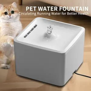 Automatic Cat Water Fountain, 3.8L/128oz Pet Water Dispenser with USB Powered Pump, Quiet Operation & Multi-Stage Filtration for Cats & Small Dogs, Indoor Use