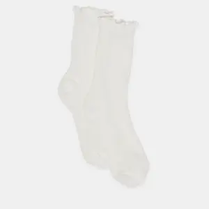 Dolce Vita POINTELLE SOCKS WHITE