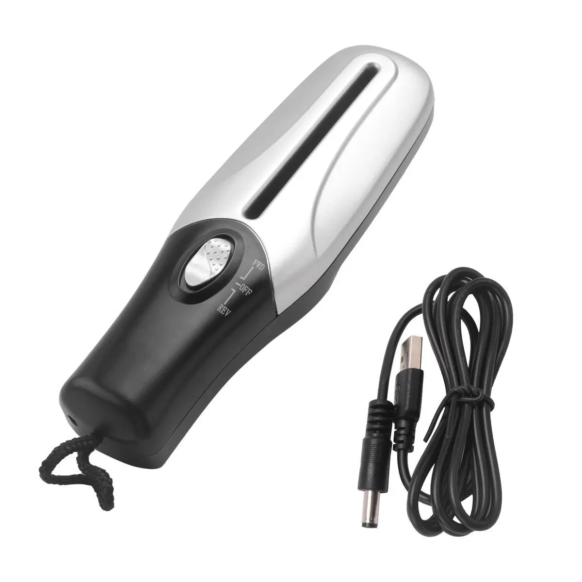 USB-Powered Portable Paper Shredder, Multifunctional Mini Electric Document Strip Cutter with Plastic Body & Functional Look, Office Tool for Document Shredding (Cycling Leisure & Outdoor Companion Accessory)
