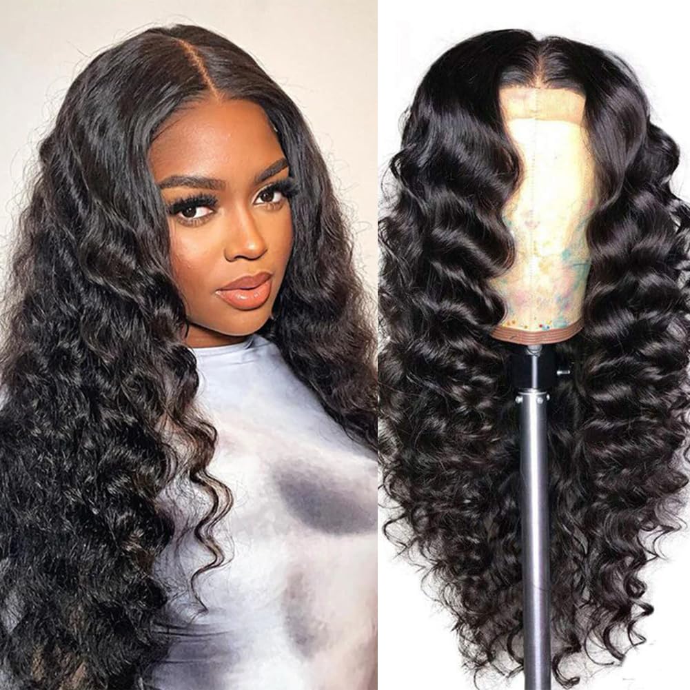 NEW 13x4 Deep Wave HD Lace Front Wigs Human HairNatural Black 180 Density 13x4 HD Ombre Honey BlondeDeep Wave Human Hair Wigs with Baby Hair