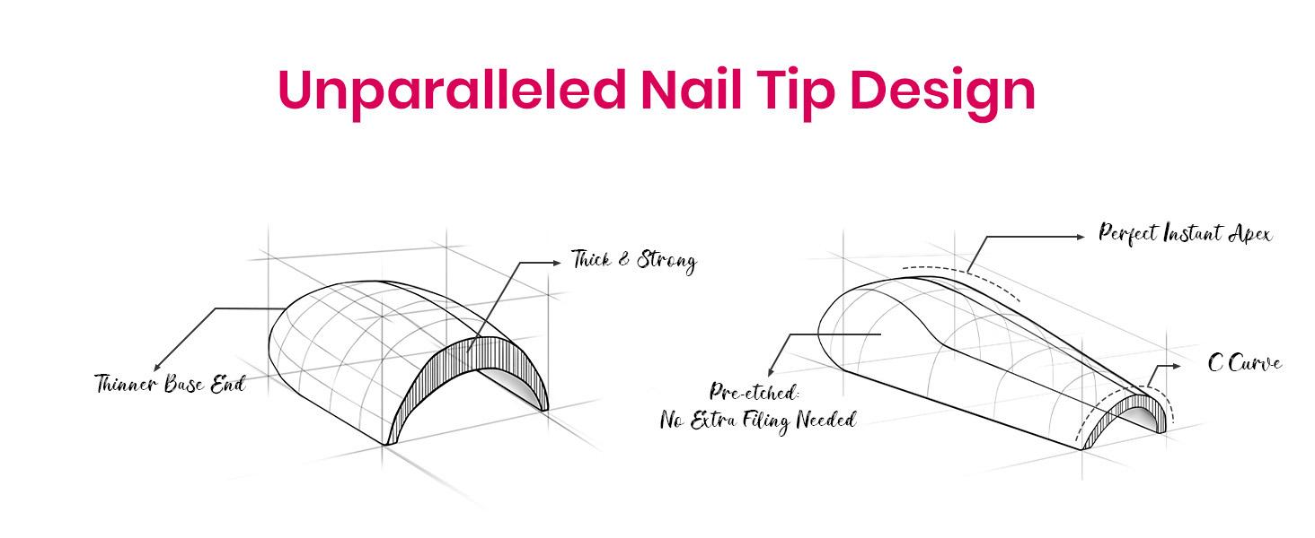 【Christmas Clearance】Beetles Tipex Instant Apex Nail Extension Tips - Almond Coffin Square Oval Stiletto Squoval Shapes Thick Acrylic Nails for Manicure Gel Press Ons DIY Nail Art 【Christmas Clearance】Beetles Tipex Instant Apex Nail Extension Tips - Almond Coffin Square Oval Stiletto Squoval Shapes Thick Acrylic Nails for Manicure Gel Press Ons DIY Nail Art