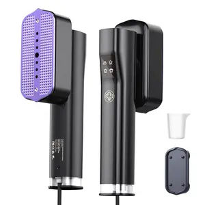 Steamer for Clothes Handheld Portable with 15-Second Heat-Up 2-in-1 Steamer Iron Smart Touch Operation 4 Modes for All Fabrics Ideal for Home Travel