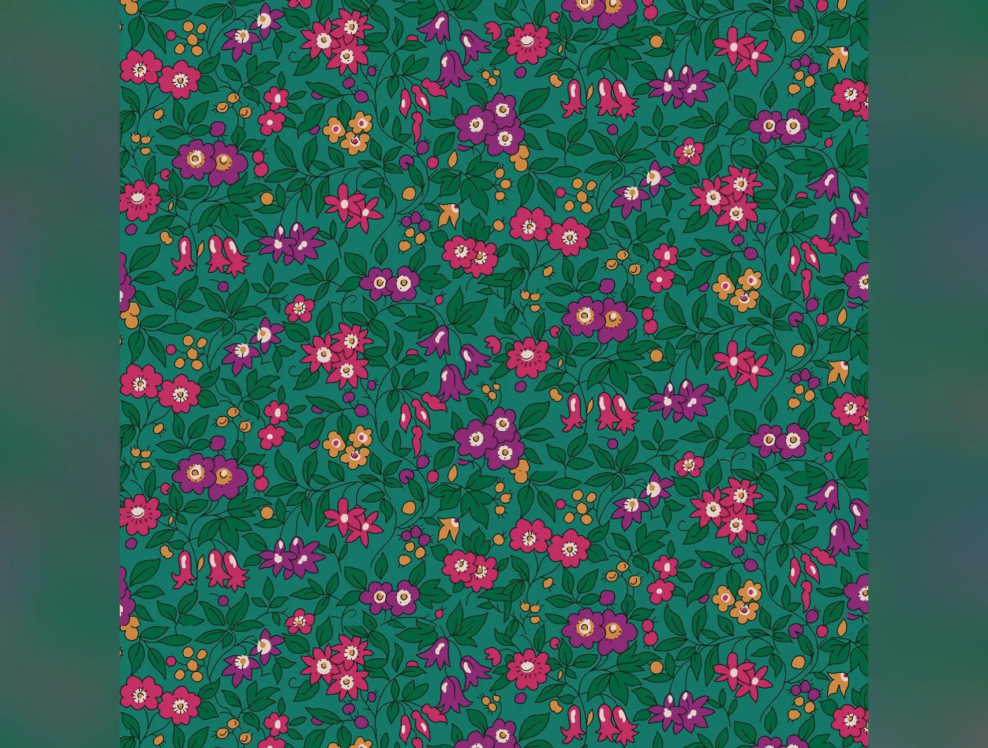 Trailing Blossom A  | 107" Quilt Backing Fabric by Liberty Fabrics for Riley Blake | 0166W68203A