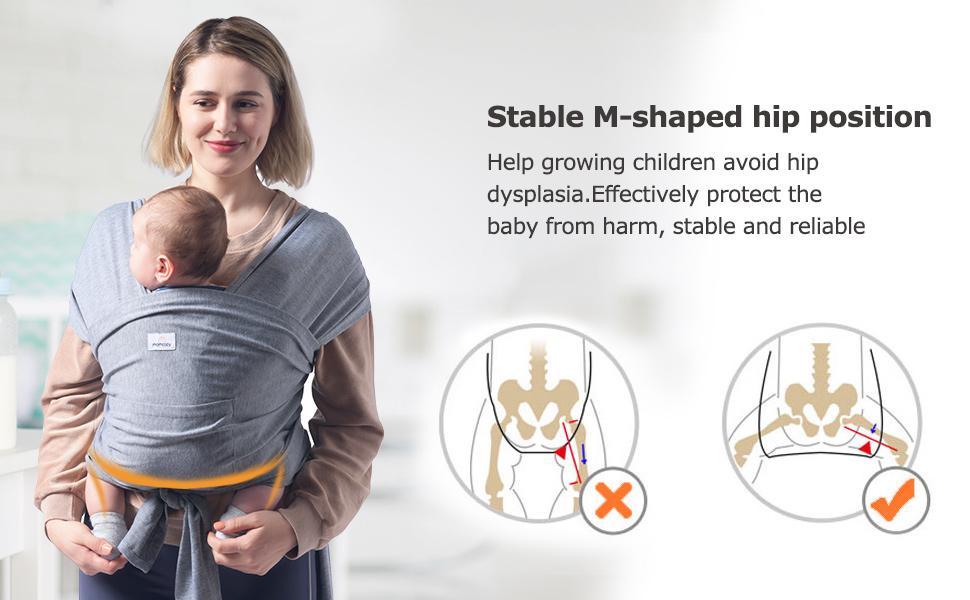 Momcozy Baby Wrap Carrier, All in 1 Original Breathable Baby Sling Lightweight Hands Free Baby Slings Adjustable Baby Carriers for Newborn up to 50 lbs Momcozy Baby Wrap Carrier, All in 1 Original Breathable Baby Sling Lightweight Hands Free Baby Slings Adjustable Baby Carriers for Newborn up to 50 lbs