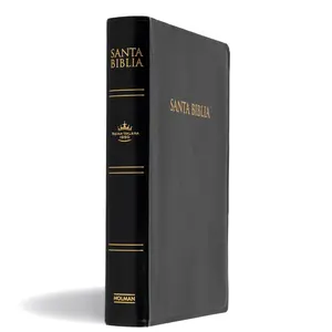 Santa Biblia Reina-Valera 1960 Black Imitation Leather Edition with Red Christ's Words Thematic Subtitles and Full-Color Maps for Gifts and Awards