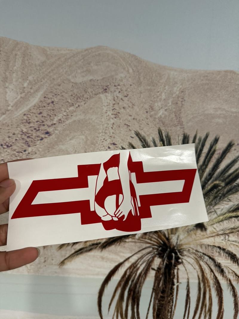 Official Chevy Logo Decal - Durable Vinyl Sticker