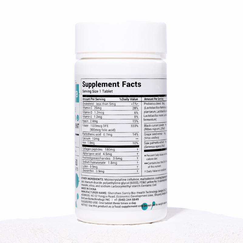 DrBioCare Collagen, Vitamin & Mineral, Contains Vitamin d3, Vitamin C, Probiotics,Vitamin E, Vitamin b & Multivitamin Healthcare Supplement Edible Fitness