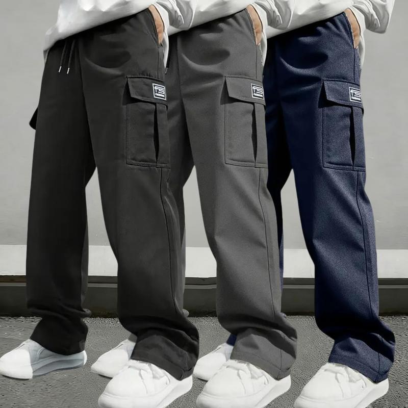 Men's work pants, 3 pack, multiple side pockets, all-season versatile work pants, suitable for hiking, construction work, and everyday wear Men's work pants, 3 pack, multiple side pockets, all-season versatile work pants, suitable for hiking, construction work, and everyday wear