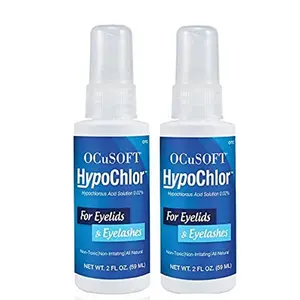 Hypochlor Solution for Eyelids & Eyelashes - 2x2oz 2x2oz Day Use