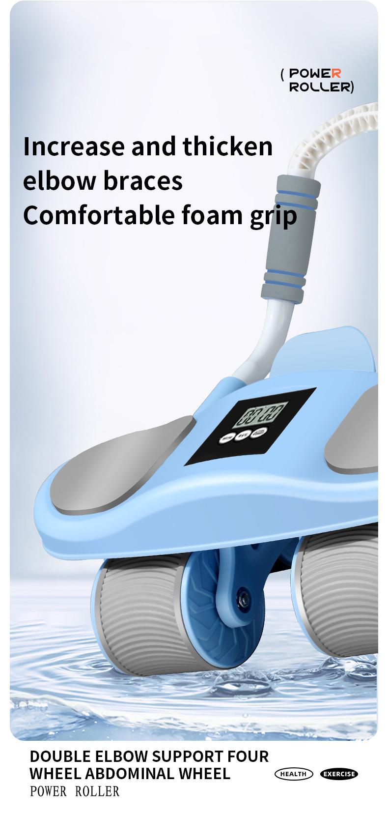 HXD-ERGO -Ab Wheel Flat Supportbelly Roll-Two in One Abdominal Wheel  Wheel Roller for Core Training, with Timer/Phone Holder, Suitable for Abdominal Workouts in Office, Home, and Outdoor Settings dealsforyoudays exercise equipment