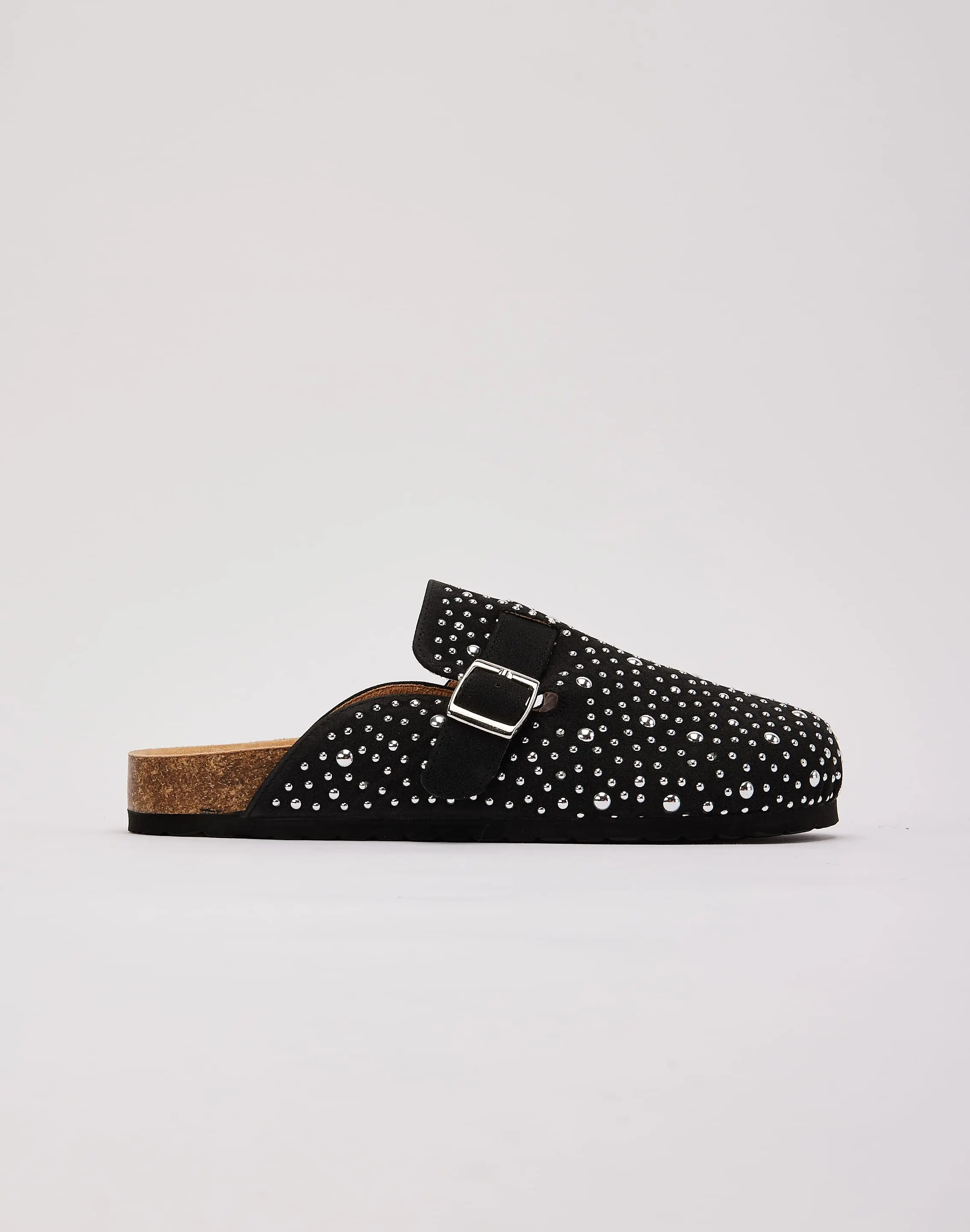 Womens Azalea Wang Studded Cesario Clogs