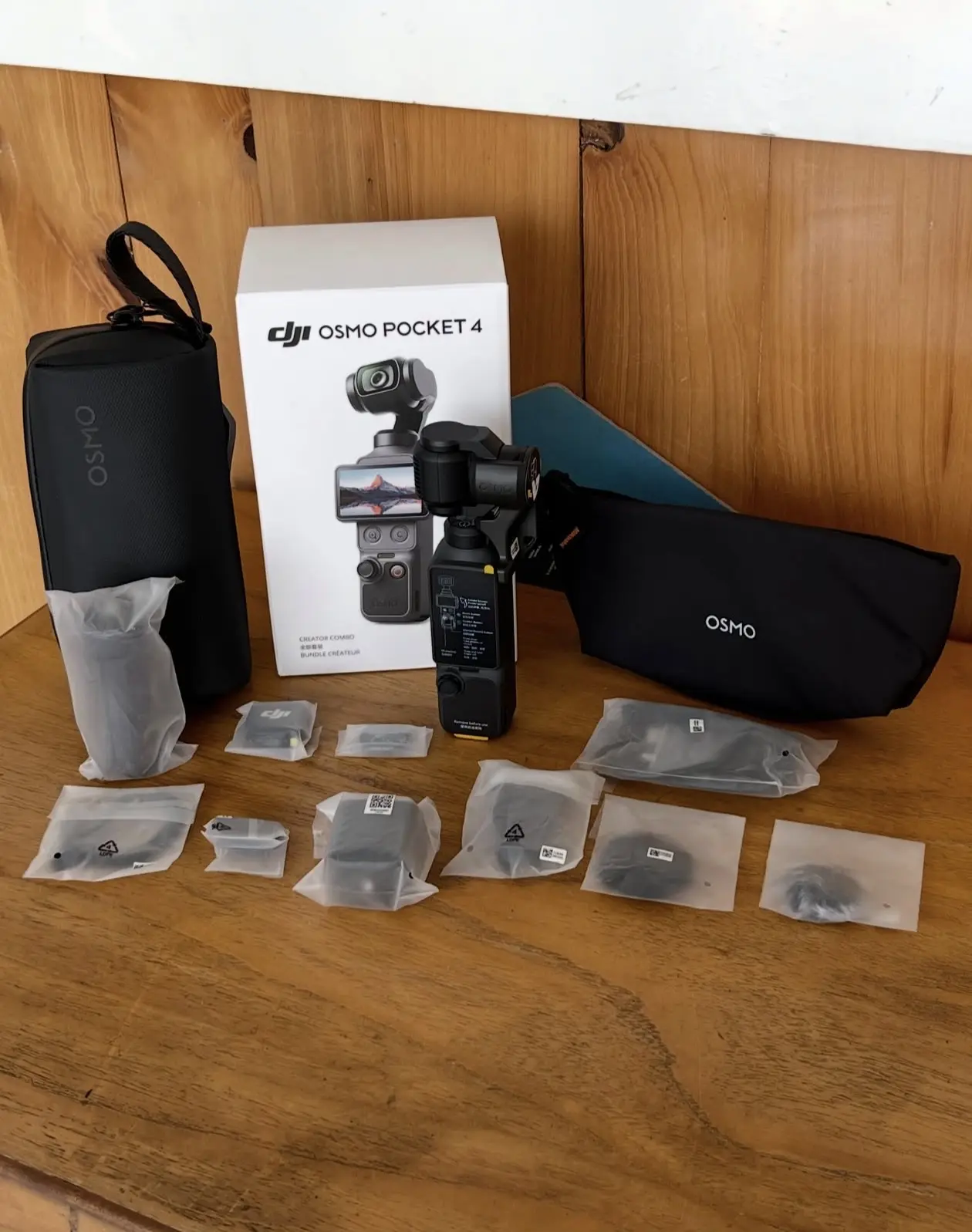 Brand new and original DJI Osmo Pocket 4 Creator Combo