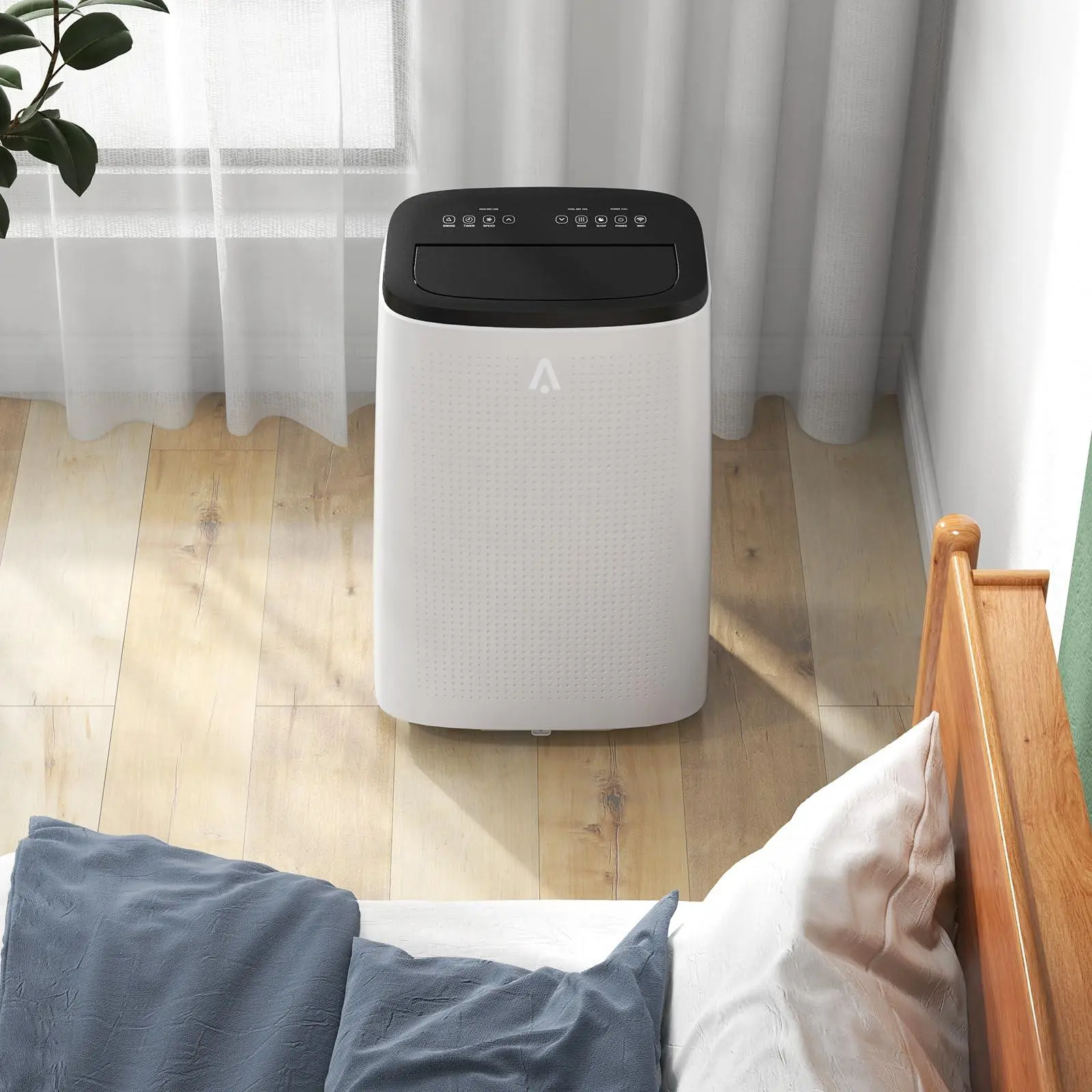 14000BTU Portable Air Conditioner – 700 Sq Ft Room Cooling, Sleep Mode, 3 Fan Speeds, Remote Control for Home & Office