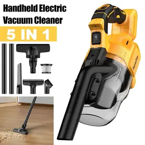 5 in 1 Handheld Cordless Vacuum for Dewalt 20V Battery, Handheld Electric Vacuum Cleaner with 500W Powerful Motor, 46 CFM Portable Hand Vacuum with Filtration HEPA for Floor, Carpet, Car (Battery Not Included)
