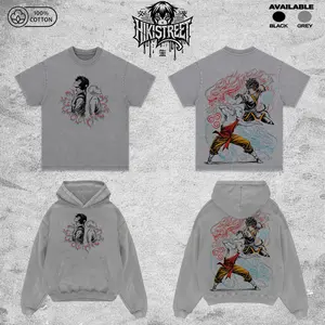 Vintage Aang and Zuko Acid Washed T-Shirt Unisex Oversized Anime Manga T-Shirt Heavyweight Cotton Tee for Anime Fans, Avatar: The Last Airbender merch, T-shirt anime gift, Anime Streetwear, graphic tees