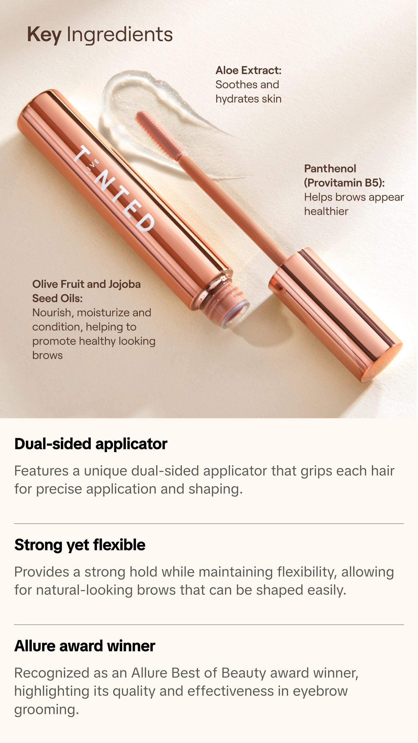 Huebrow™ Clear Setting Eyebrow Gel