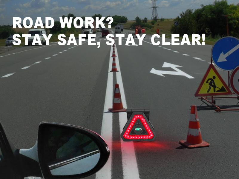 AgriEyes 4-in-1 LED Safety Light | Flashlight, Triangle, SOS, Freestanding Mode