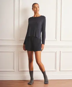 Breathable Long Sleeve Sleep Tee