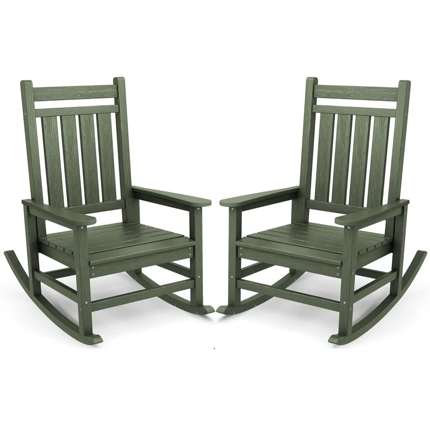 Rocking Chair Set of 2 -Avocado