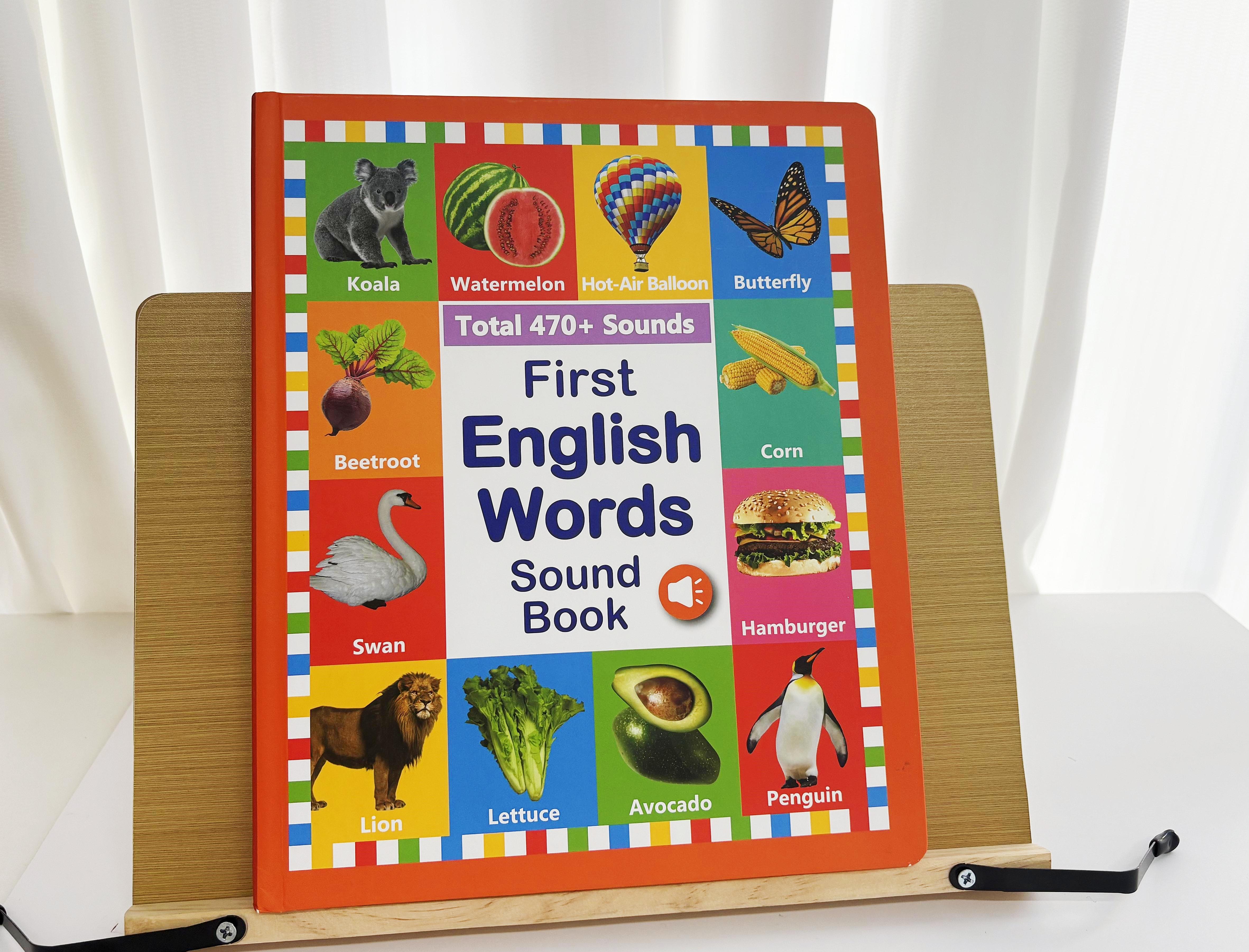 Educational Talking Sound Book with Piano Keys (Colorful Car Design) – 470+ Words, 21 Themes, 6 Songs | Interactive Press-to-Learn Learning Toy | Perfect Gift for Kids Ages 3–9