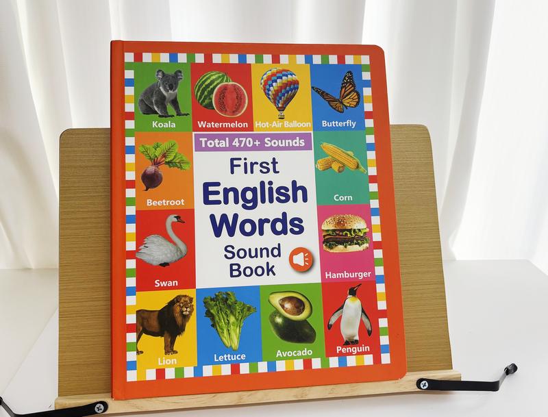 Educational Talking Sound Book with Piano Keys (Colorful Car Design) – 470+ Words, 21 Themes, 6 Songs | Interactive Press-to-Learn Learning Toy | Perfect Gift for Kids Ages 3–9