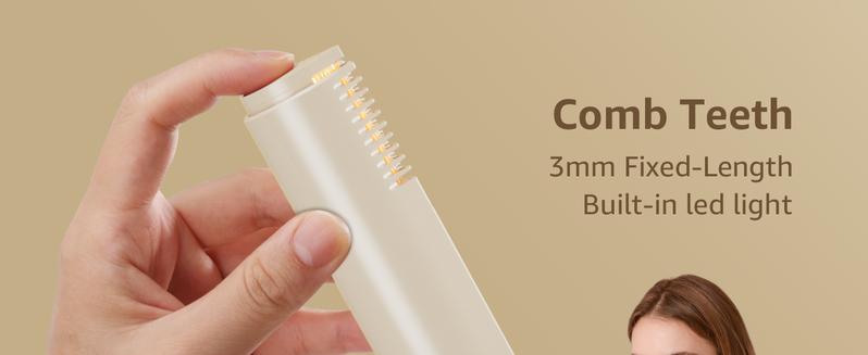 [TikTokShopStockUp]Eyebrow-Facial Hair Remover Women: Portable 2 in 1 Electric Shaver and Facial Trimmer - Rechargeable Eyebrow Lips Body Facial Razor Comfort