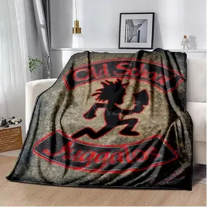Aura Blankets Insane Clown Posse Band ICP Juggalo Faygo Blanke,Can Also Be Used As A Bed Sheet,bath Towel,knee or Nap Car Office Sofa Blankets Superb Christmas blanket gift
