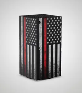 Red Stripe USA Flag Xbox Series X Console Skin