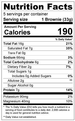 MariGold Keto Fat Bombs Snacks - Chocolate Pecan Crisp - (1 bag, 5 Bars), Low Carb, Low Sugar,  Collagen Rich, Organic Cocoa Butter & Pecans, Gluten-Free/Non-GMO, Protein Snacks