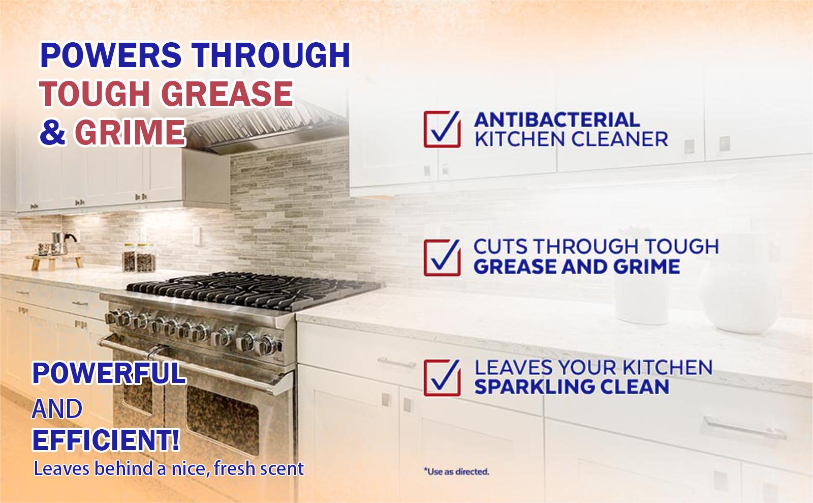 Liapu Power Dissolve Multi-Purpose Cleaner – Effortless Spray for Kitchen Grease, Oven Grime, Stove Tops, Range Hoods & Home Surfaces