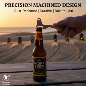 Beer Bottle Opener – Motorcycle Brake Lever Style | Metal Bar Tool | Unique Gift