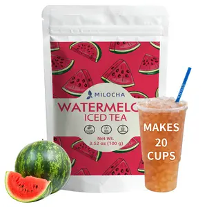 Watermelon Oolong Tea Bags, 40 Pack | No Additives | Fruit Iced Tea, Refreshing & Light