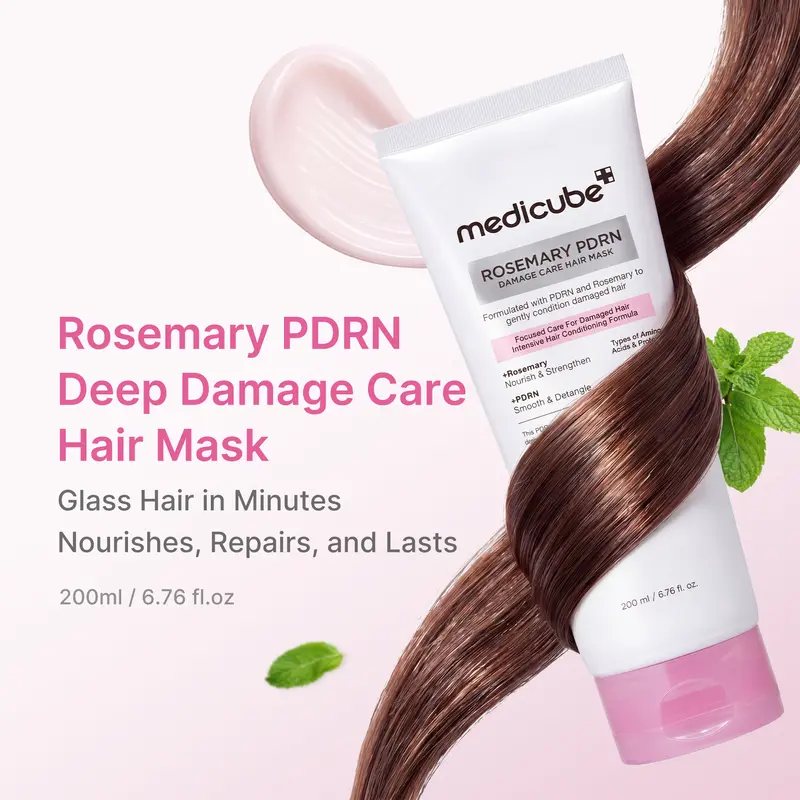[NEW] [medicube] Rosemary PDRN Scalp-to-Hair Strengthening Care | 2-Step to 6-Step Full Routine Set | Hair Thinning Care for Dry & Oily, Damaged, Frizzy Hair, Oily Flaky-looking Scalp | Korea Hair Care