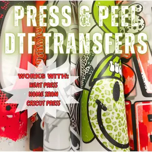 Custom DTF Heat transfer, build your own, Press and peel, Full color, Instant press, MTO