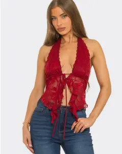 Gina Halter Lace top