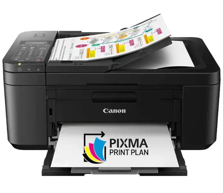 Canon PIXMA TR4720 Wireless All-in-One Inkjet Printer, Color Printer home office, Wireless Printer, Inkjet Machine, Desktop Printer, Canon Printer, Small Business Printer