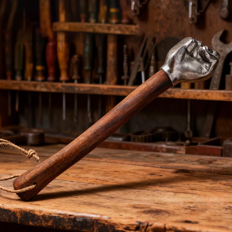 Stainless Steel Head + Solid Wood Handle Sledge Hammer – Reinforced Heavy-Duty Hammer for Carpentry, Masonry & Craft Work