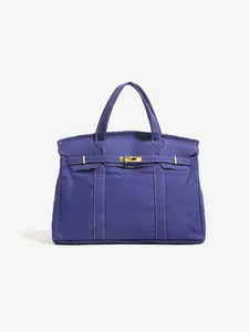 Size40 Soild Color Boatkin Boat Tote Canvas Bag Handbag working shopping travel trip bag