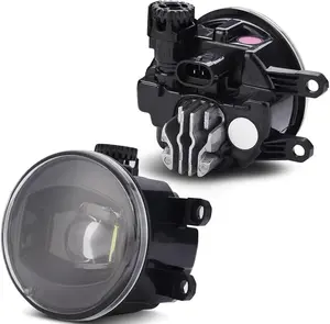 Upgraded LED Fog Light Assembly Compatible with 2006-2013 Toyota Camry RAV4 Highlander Corolla Avalon 4Runner Tacoma Tundra, Lexus GS350 HS250h LX570 RX350 RX450h, Left&Right fog lights, Black cars accessoriescar stuff