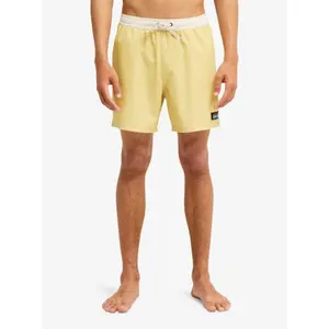 Quiksilver | One Piece Solid 16" Elastic Waist Boardshorts | Quick-Dry Recycled Fabric & PFC-Free DWR | Men's Beach Surf Summer Shorts