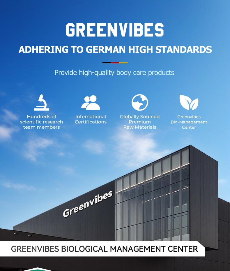 Greenvibes 2 Moisturizer Body Massage Gel Natural Ingredients Gentle Formula Easy to Use