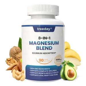 Treeday  Magnesium Complex 8 EssentialMagnesium Supplement 1000mg  spray  deodorant Daily Health Bundle
