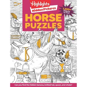 Horse Puzzles (Highlights™ Hidden Pictures®) Paperback – August 22, 2017