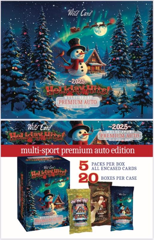 2025 Wild Card Holiday Hits Multi Sport Premium Auto Edition